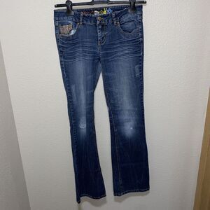 Mudd Women’s Bootcut Jeans Size 7 Blue Mid Rise